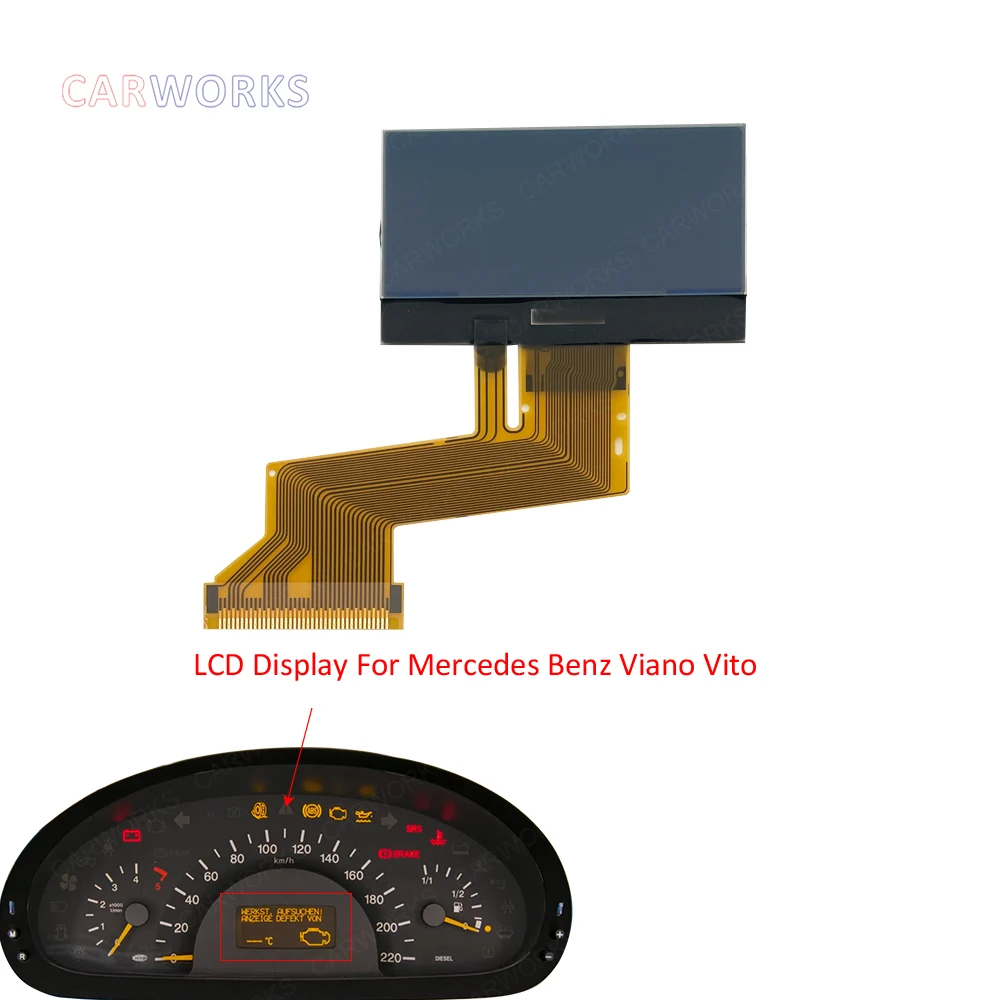 Pantalla LCD velocímetro Mercedes Vito W639 - Viano - imagen 2