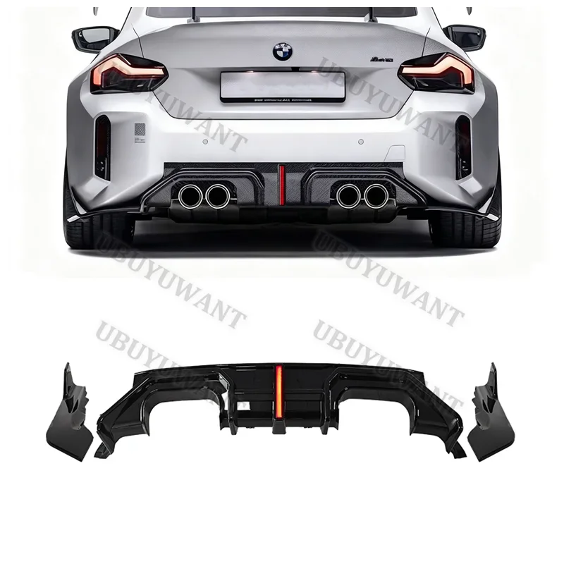 Labio trasero difusor de fibra de carbono para BMW M2 G87 2020-2025 - imagen 3