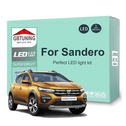 Kit de bombillas LED de interior Canbus para Dacia Sandero I/II