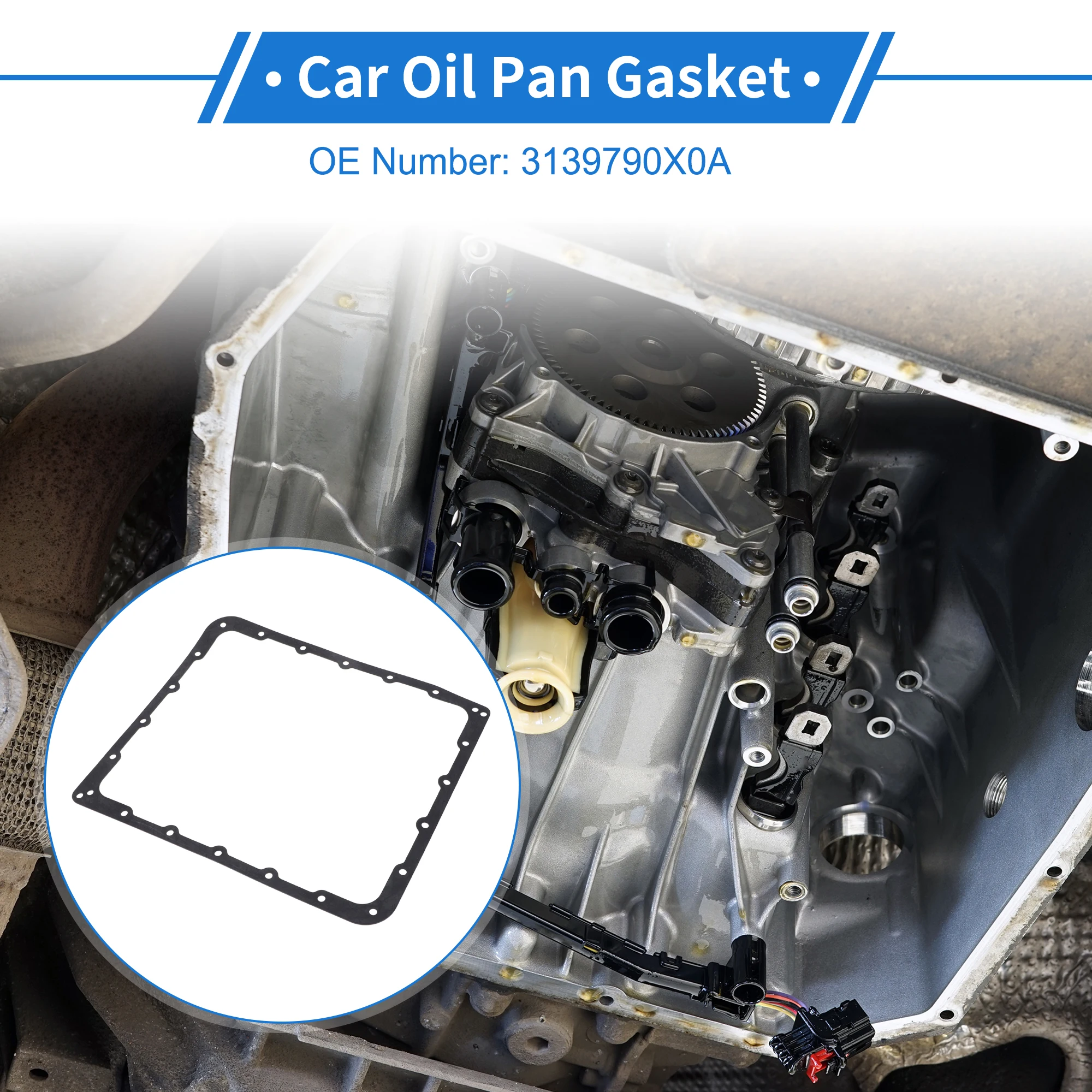 X Autohaux No.3139790X0A junta de cárter de aceite de filtro de transmisión de coche para Nissan Armada 5.6L 2008-2015 para Nissan 350Z 3.5L 2008-2009