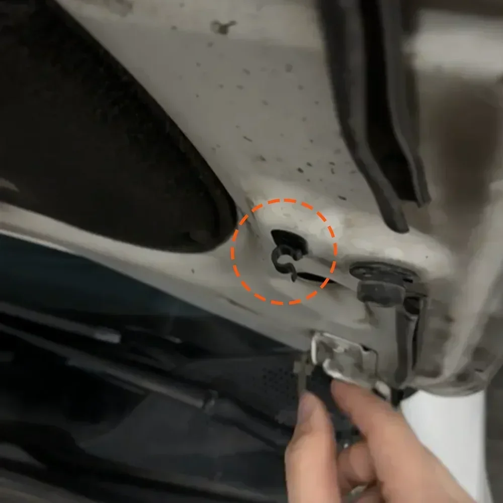 Retenedor capó Peugeot 407 2003-2010 – clips apoyo varilla - imagen 4