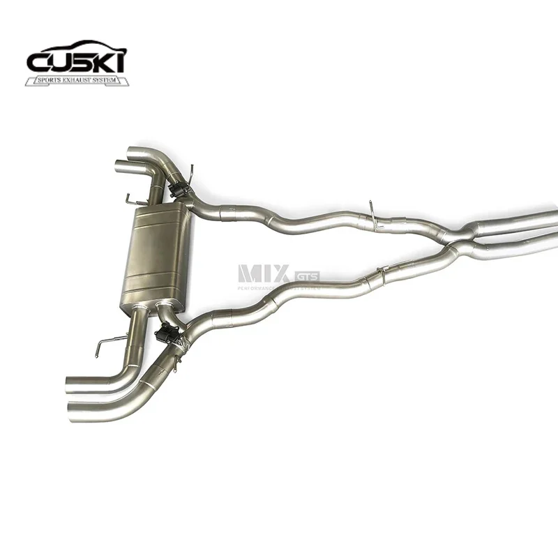 Escape trasero inoxidable con catalizador y válvulas BMW G12 2019-2022 - imagen 5