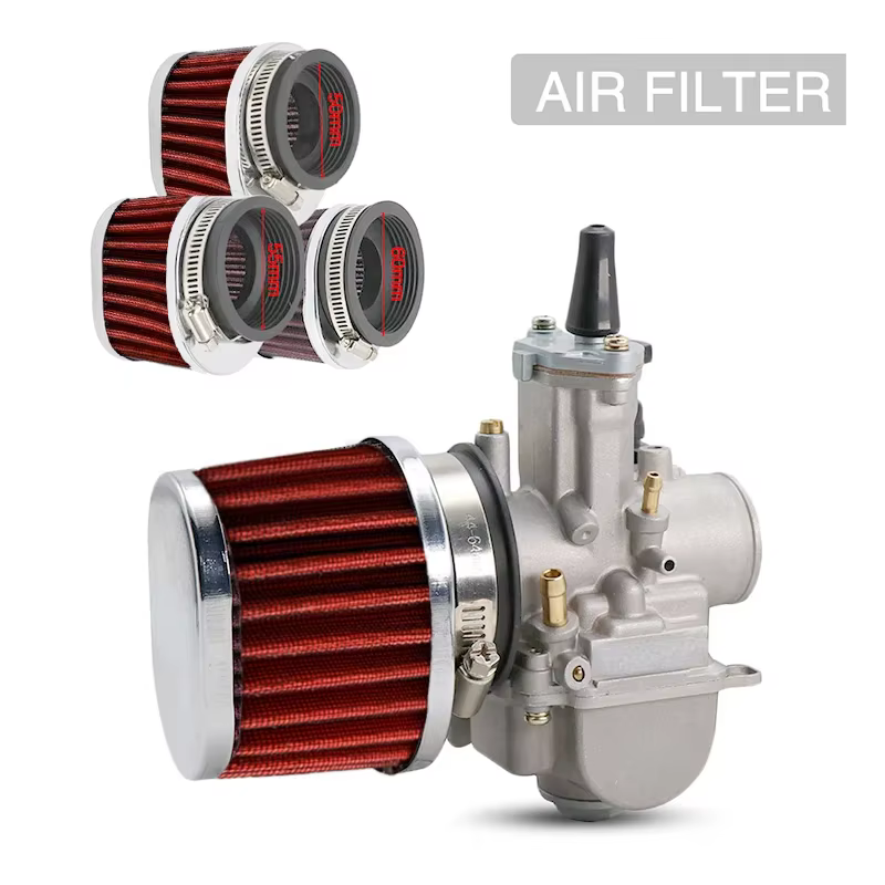 Filtro de aire deportivo universal de alto flujo para moto 42-60 mm - imagen 3