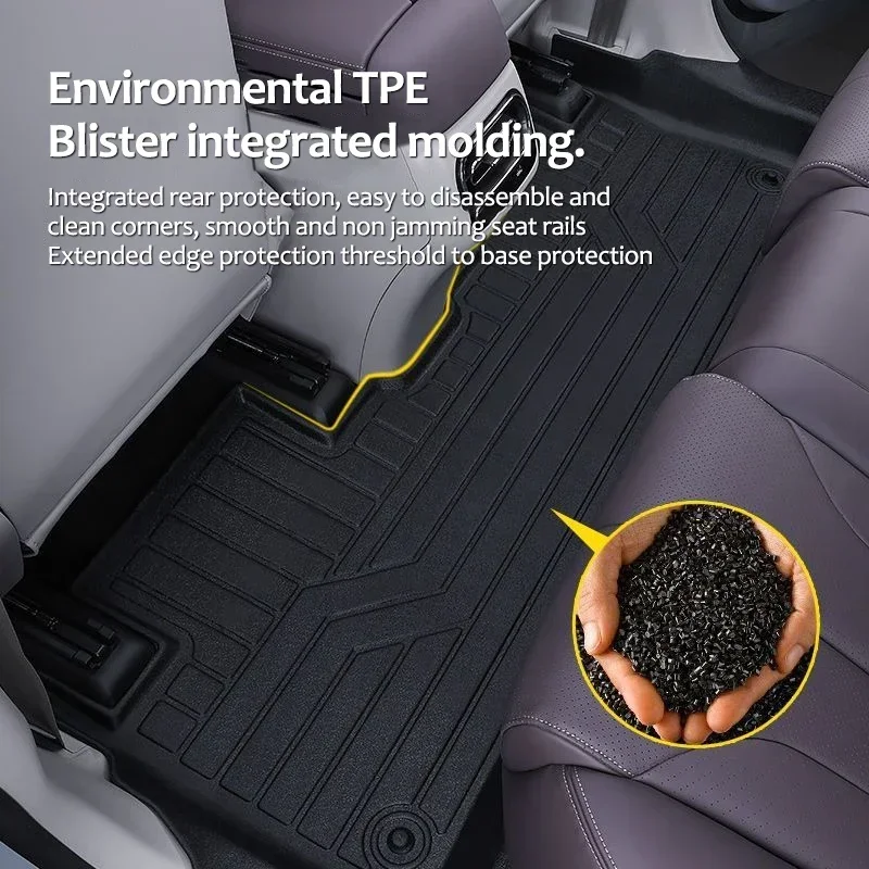 Alfombrillas traseras Kia Sportage NQ5 TPE impermeables 2023-2025 - imagen 5