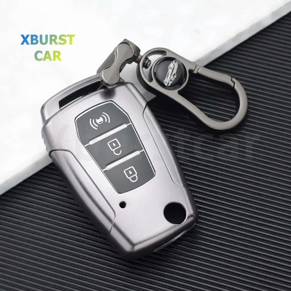 Funda llave TPU gris para SsangYong Kyron Actyon Korando Tivoli