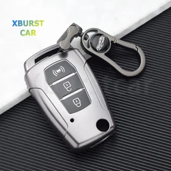 Funda llave TPU gris para SsangYong Kyron Actyon Korando Tivoli