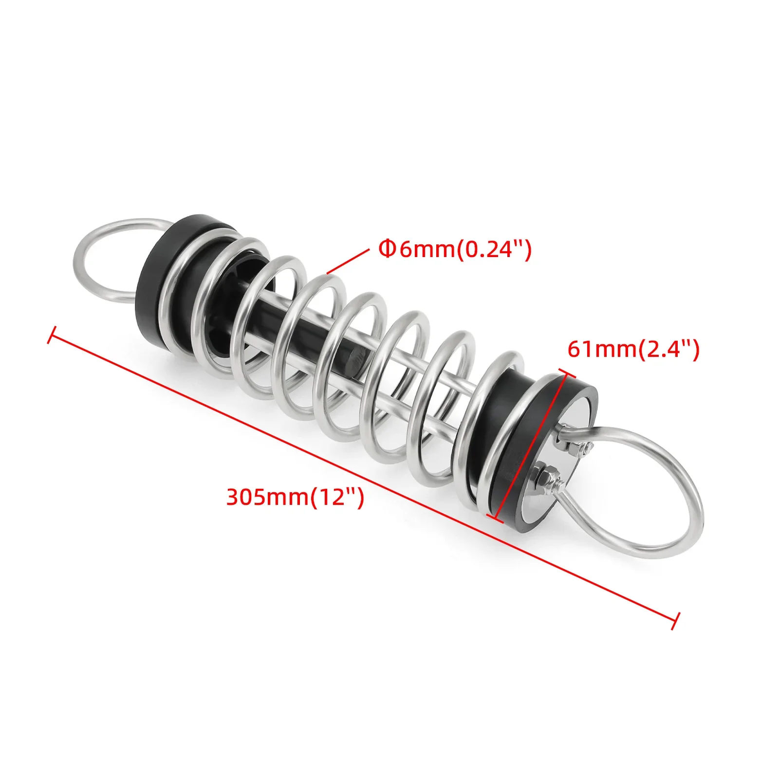Resortes amarre acero inoxidable para embarcación absorción impactos - imagen 2
