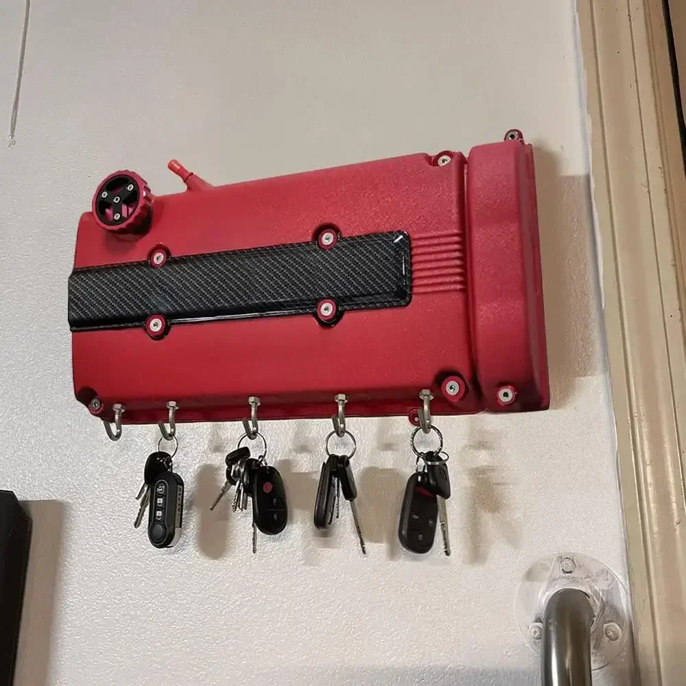 Soporte pared tapa de válvulas – 6 ganchos aluminio