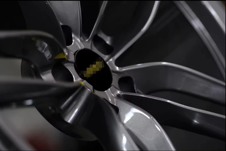 YXQ GUNMETAL Rueda de aleación forjada personalizada PCD 5-114.3 de 20 pulgadas apta para Ferrari 488 - imagen 4