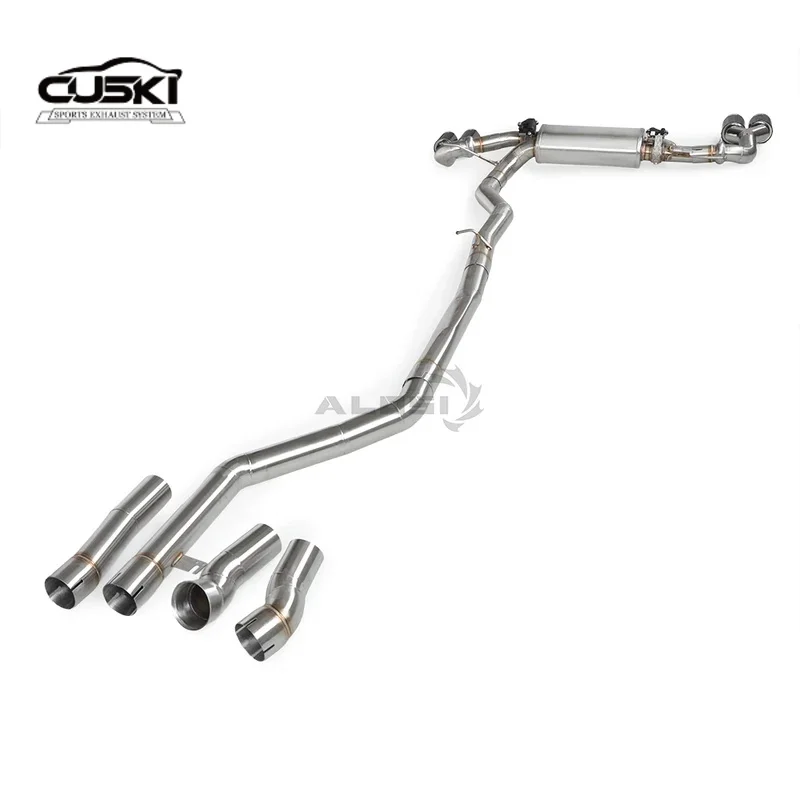 Escape alto rendimiento BMW 640 G32 3.0T B58 acero con válvula trasera