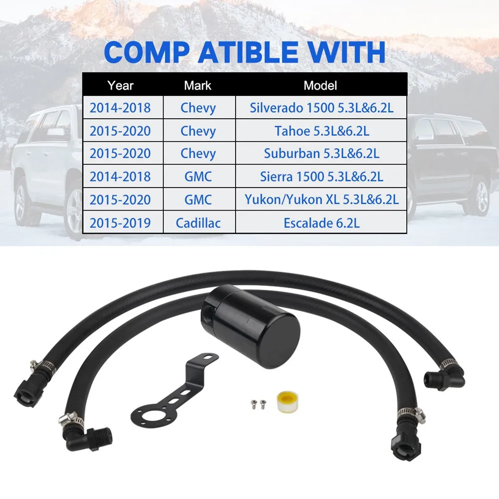 Separador de aceite Chevrolet Silverado, GMC Sierra, Tahoe y Suburban - imagen 3