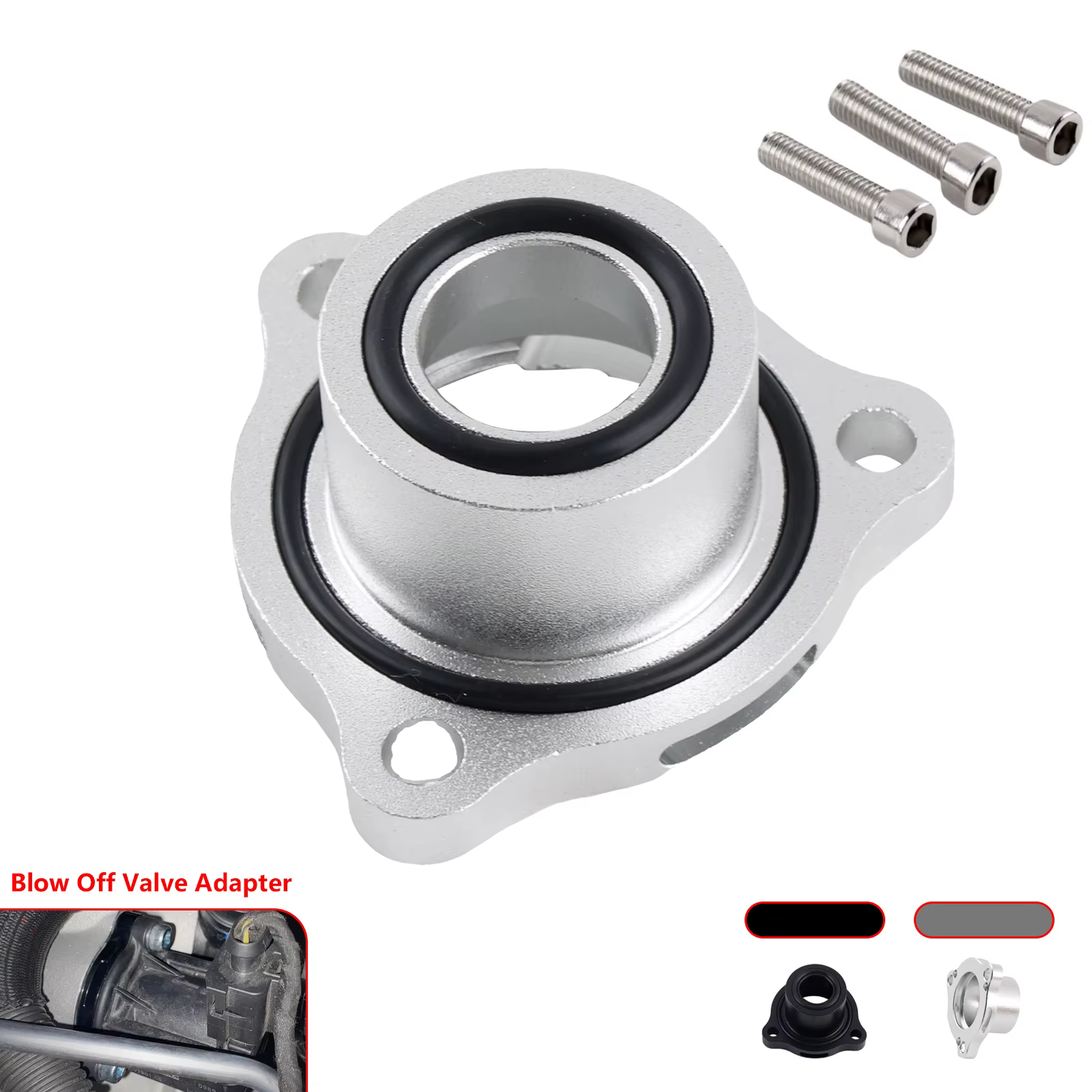 Adaptador BOV de válvula de descarga para Golf GTI Mk7 y Audi A3 8V