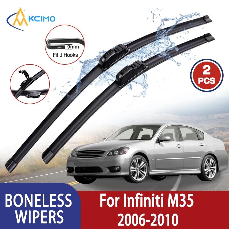 Kcimo limpiaparabrisas Infiniti M35 2006-2010 tipo U de goma suave