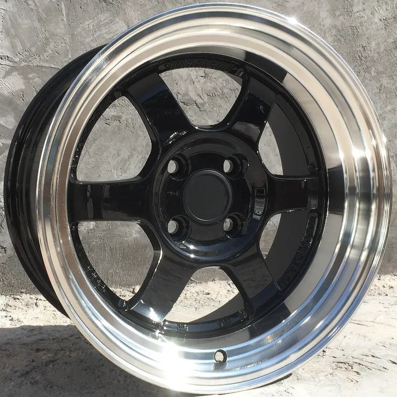 Llantas de aleación TE37 de plato profundo 15x8 4x100 para Honda - imagen 2