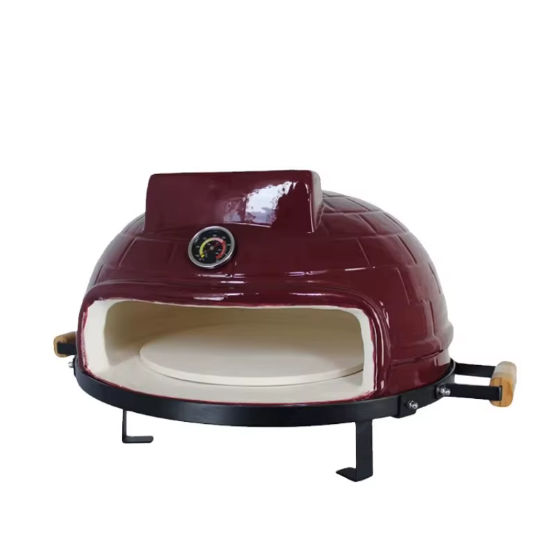 Horno de pizza portátil Kimstone 21 pulgadas con carbón y parrilla