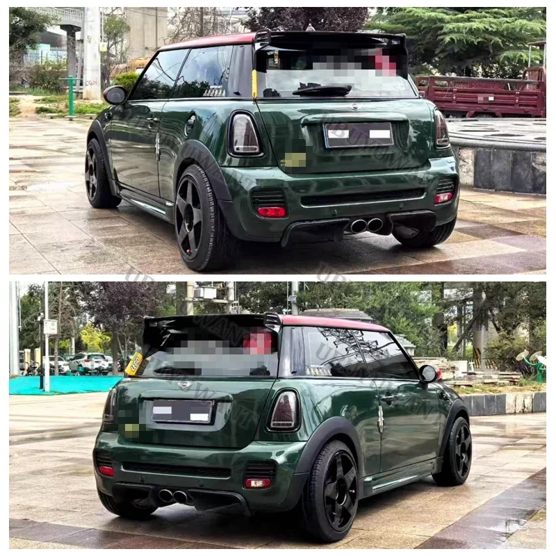 Fibra de carbono para BMW Mini Cooper R50 R53 R56 Ver.2.11/2.12 tipo B JCW alerón trasero para maletero alerón trasero 06-13 - imagen 4