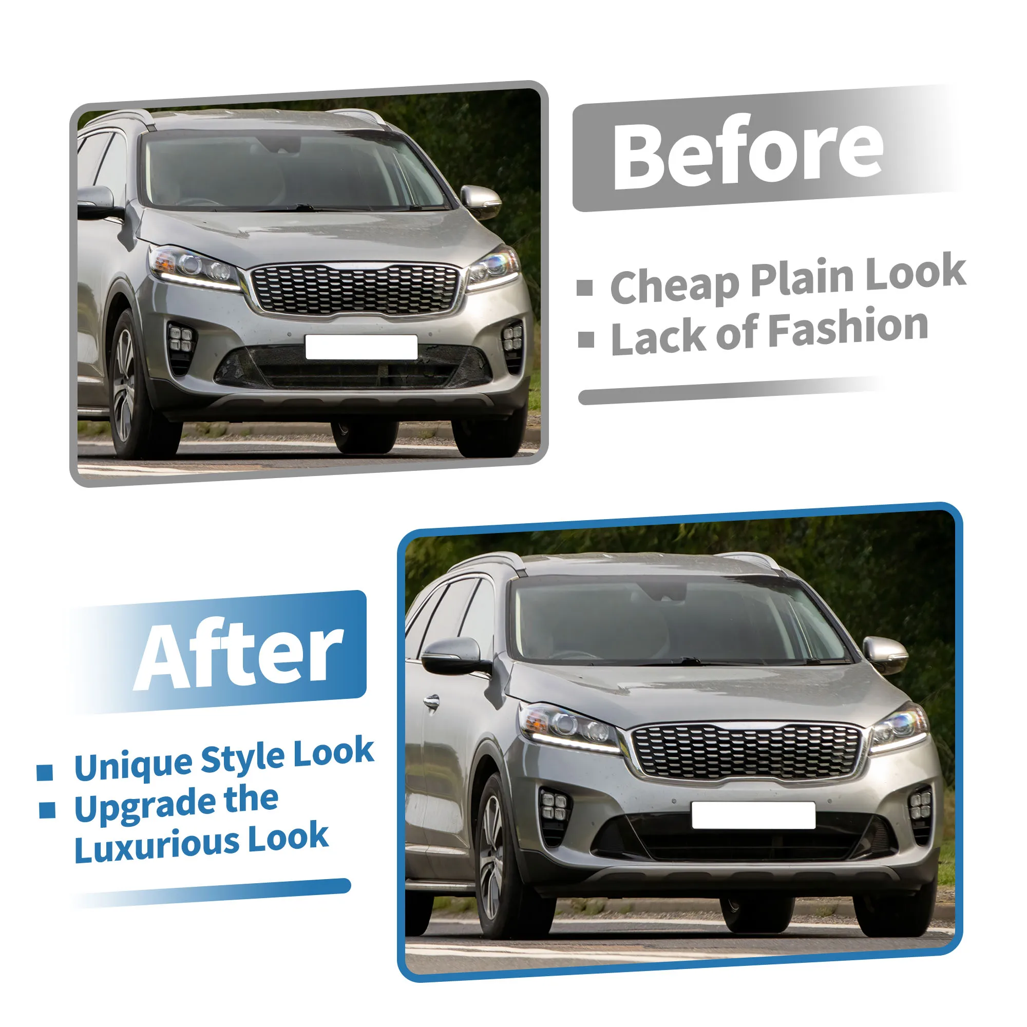 Rejilla inferior parachoques Kia Sorento 2015-2017 - imagen 5