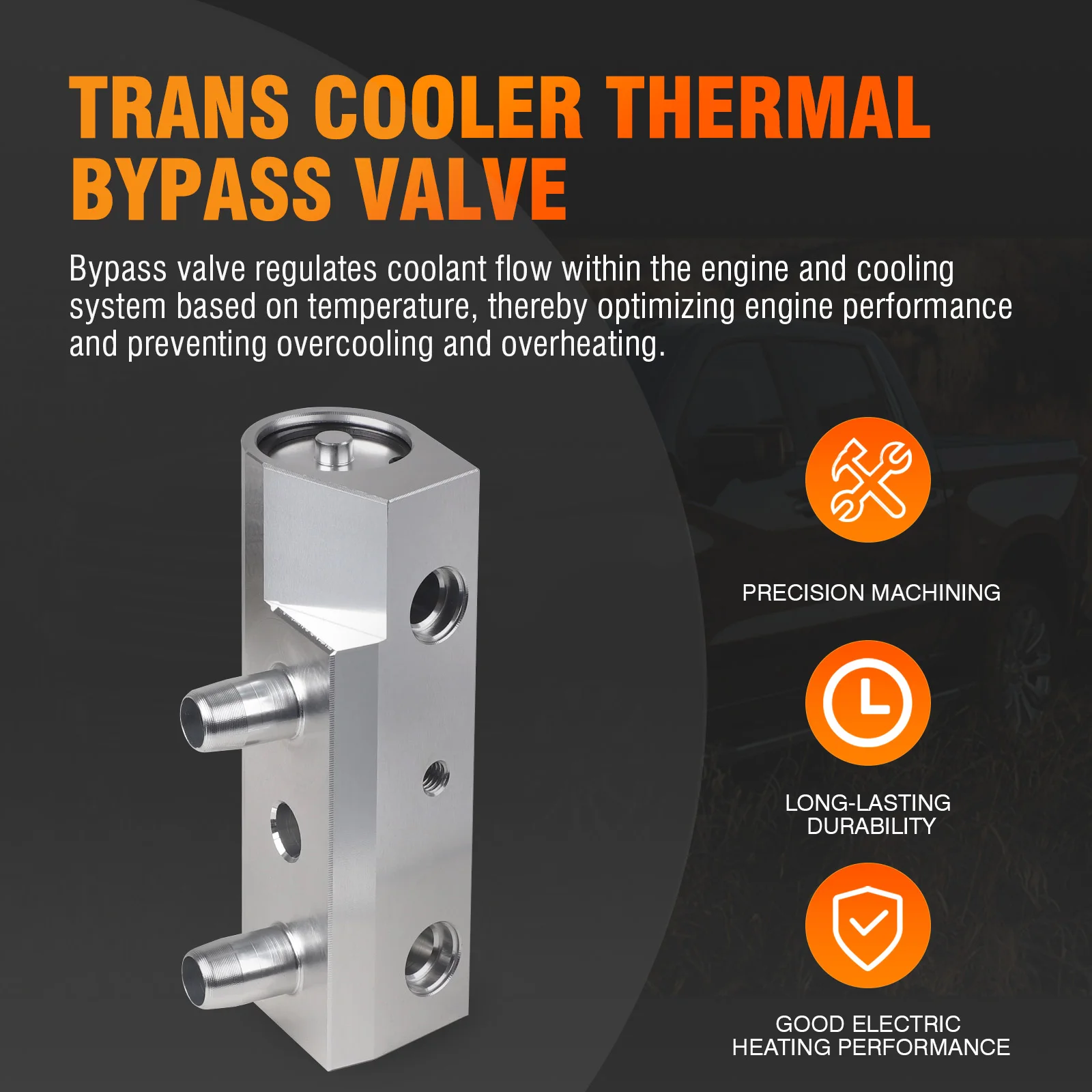 86774933 válvula derivación térmica Trans Cooler Cadillac Escalade - imagen 4