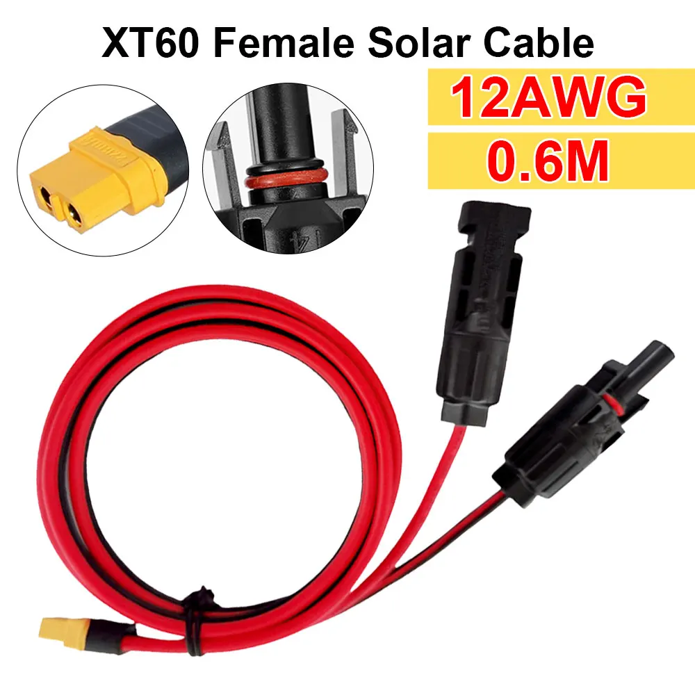 Cable XT60 extensión hembra batería barco autocaravana solar