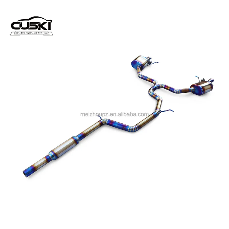 Válvula de escape deportiva de titanio para Audi A4 B9 2.0 T - imagen 2
