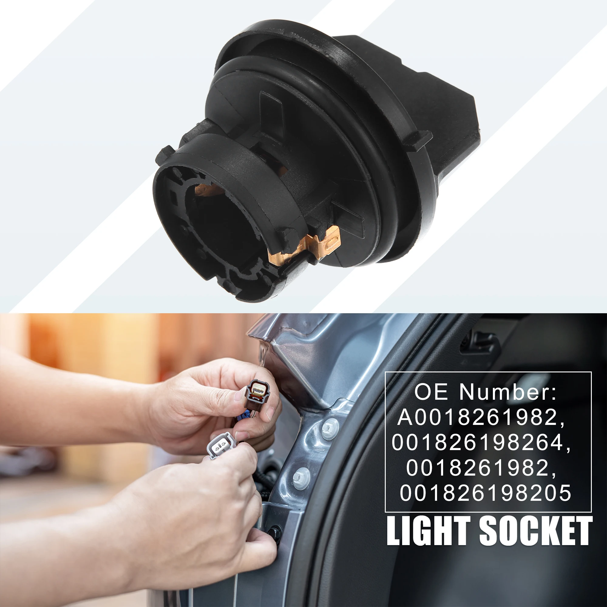 Autohaux casquillo intermitente para Mercedes-Benz Clase C/E/CLK