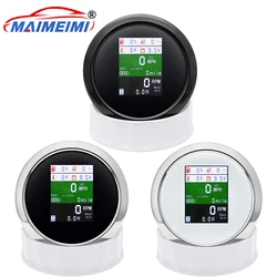 Velocímetro digital GPS con tacómetro y odómetro para coche y barco