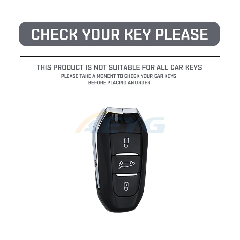 Funda de cuero AEYG para llave de coche