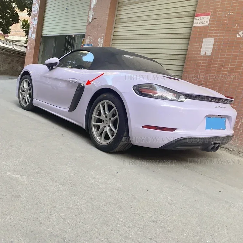 Rejillas laterales de fibra de carbono Porsche 718 Boxster S/T/GTS - imagen 2