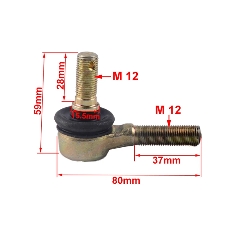 Kit de barras de dirección M12 para ATV, quad y buggy 200-300 cc - imagen 5