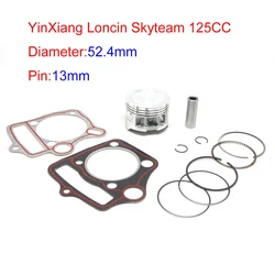 Kit anillos pistón YX125 52,4mm – Pit Bikes 125cc 1P52FMI