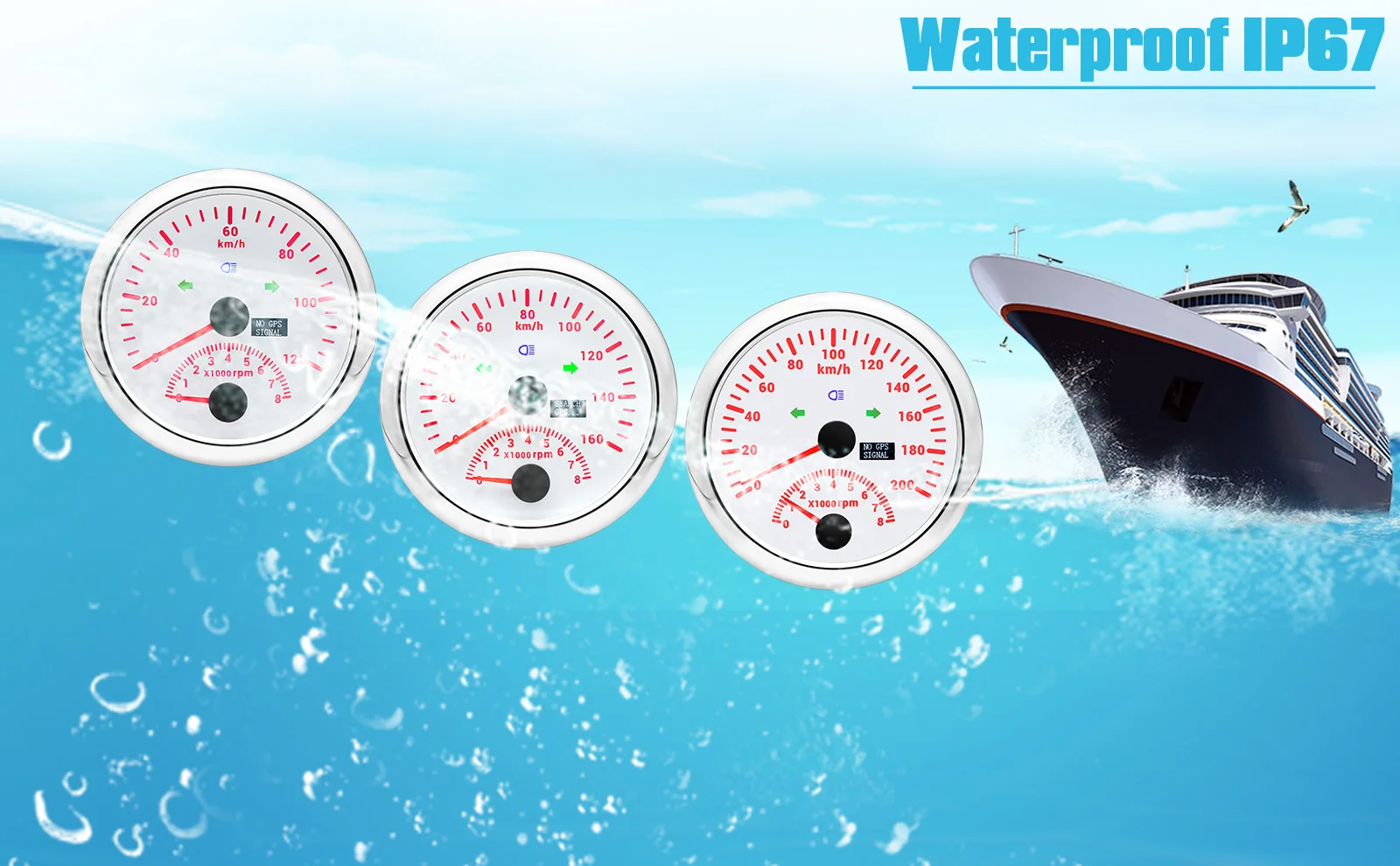 Instalación del velocímetro GPS universal