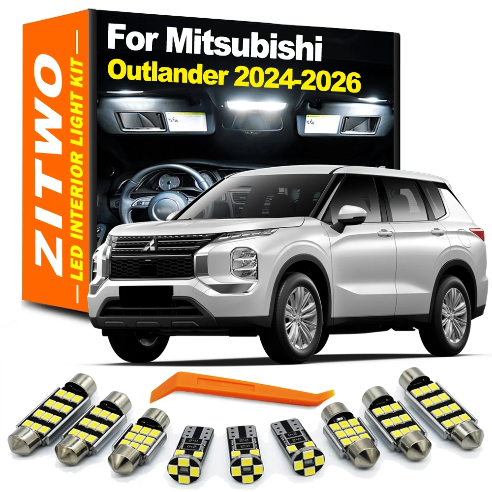Bombillas LED interior Mitsubishi Outlander para mapa y matrícula