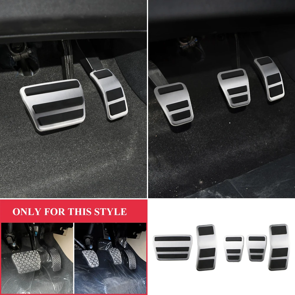 Kit cubiertas pedales acero inoxidable Ford Fiesta Mk7
