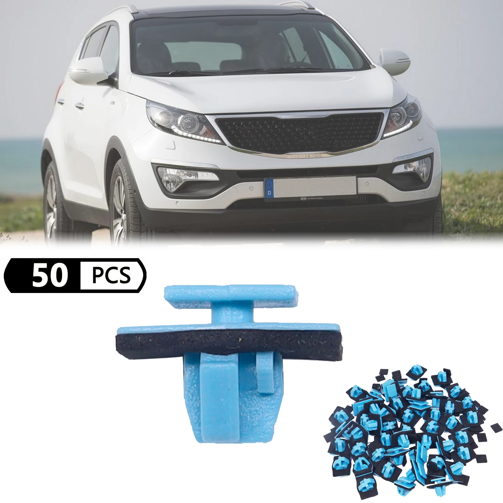 Clips de panel de puerta para Hyundai Santa Fe – fijaciones interiores