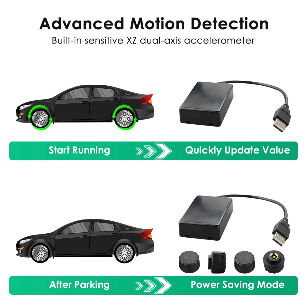 OSSURET Sistema TPMS y radio multimedia Android con USB para coche - imagen 5