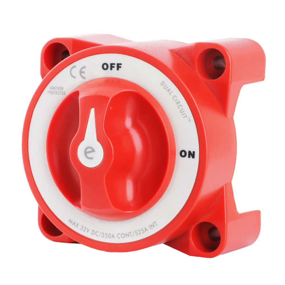 Aislador de batería Serie E 32V 350A – doble circuito para caravana y barco - imagen 4