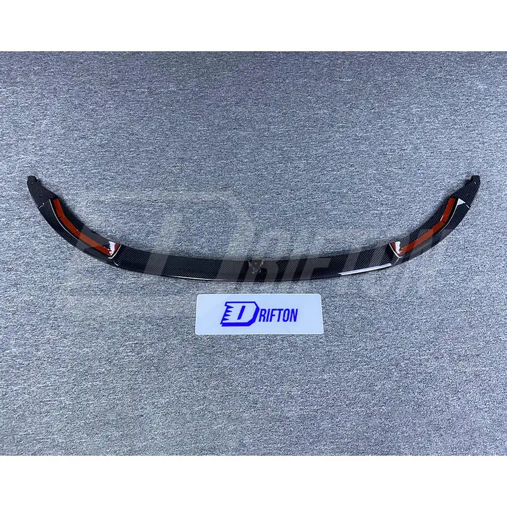 Labio delantero estilo MP BMW M3 M4 F80 F82 F83 fibra de carbono seca - imagen 2