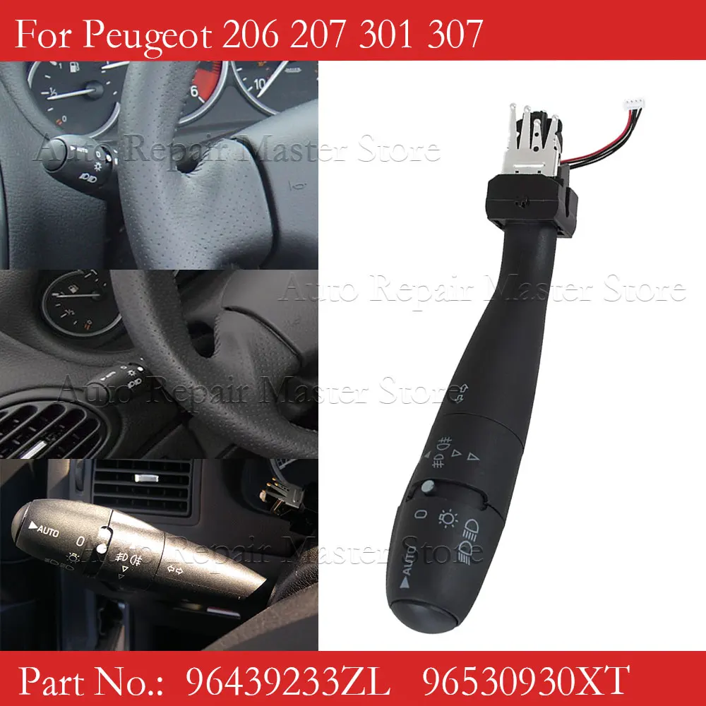 Interruptor de intermitentes OEM 96439233ZL – Peugeot 206/207/301/307 - imagen 2