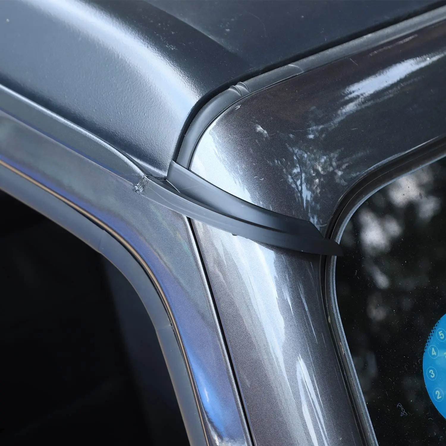 Deflector lluvia canal techo Jeep Wrangler JK JL JT Gladiator - imagen 5