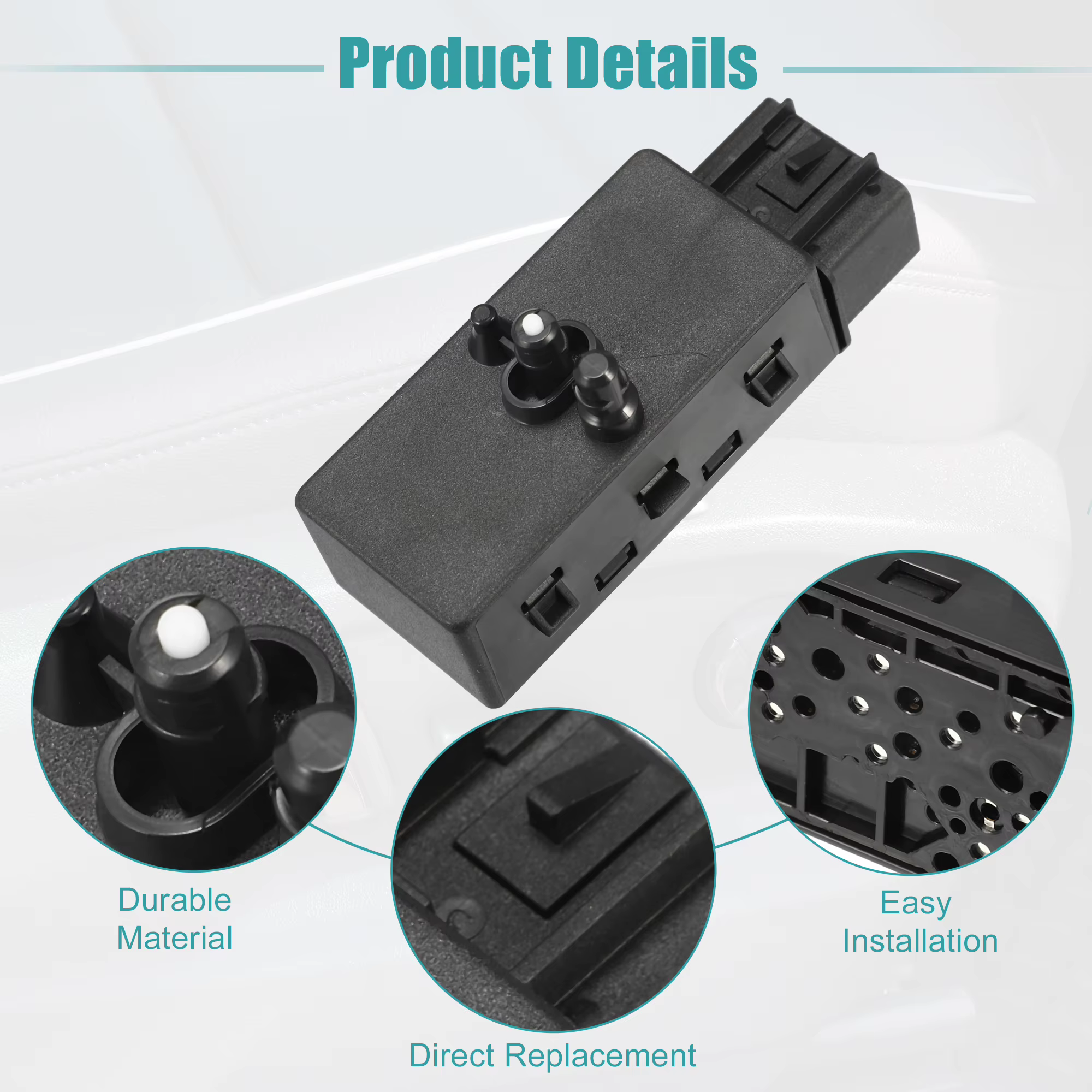Interruptor asiento X Autohaux – Reclinable frontal izq – Chevrolet Camaro - imagen 5