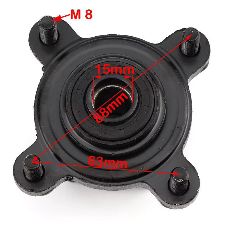 Tornillo M8 para cubo de rueda delantero de kart, buggy y ATV de 49-125 cc - imagen 5