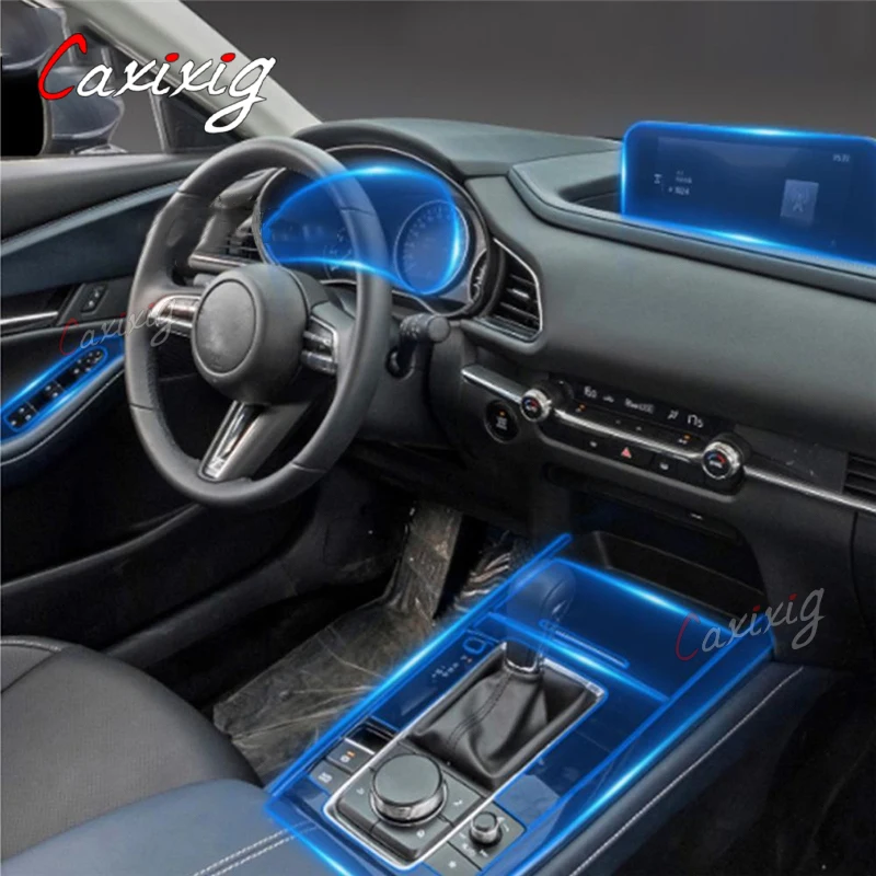 Film protector TPU consola Mazda CX-30 2020-2021 transparente