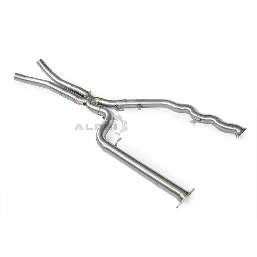 Tubo intermedio de escape BMW M2/M2C G87 3.0T de acero inoxidable - imagen 3