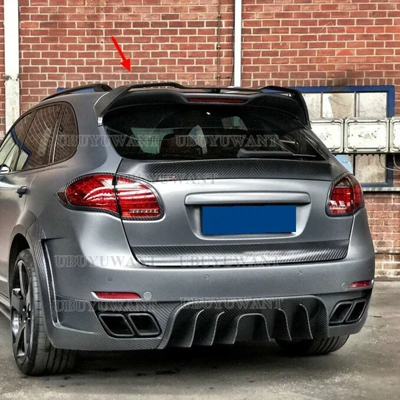 Alerón fibra carbono techo maletero Porsche Cayenne 958 2011-2014 - imagen 4