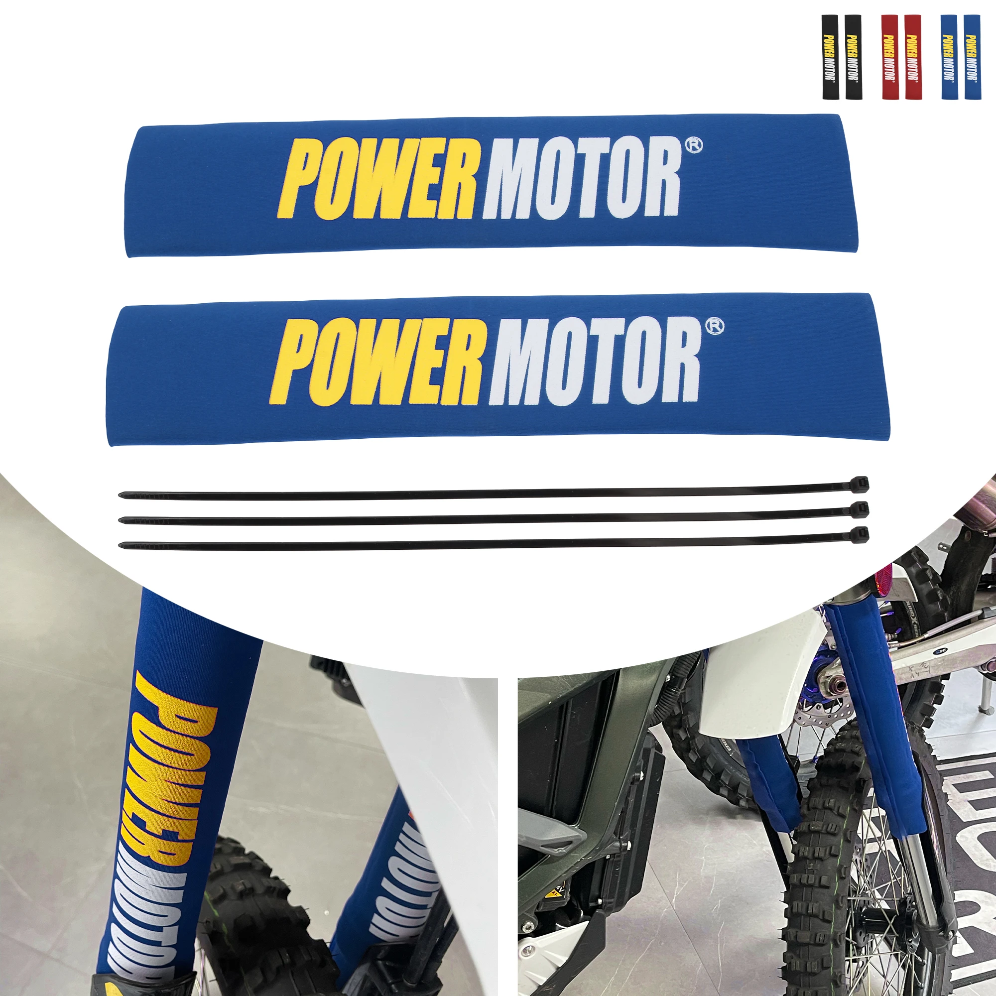 Protector ancho de horquilla para moto universal de motocross - imagen 4