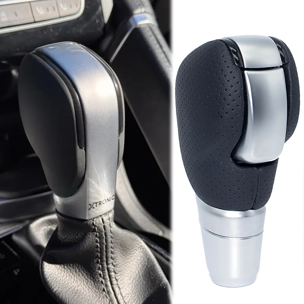 Pomo de cambio automático cuero y cromado Renault Mégane IV/Kadjar