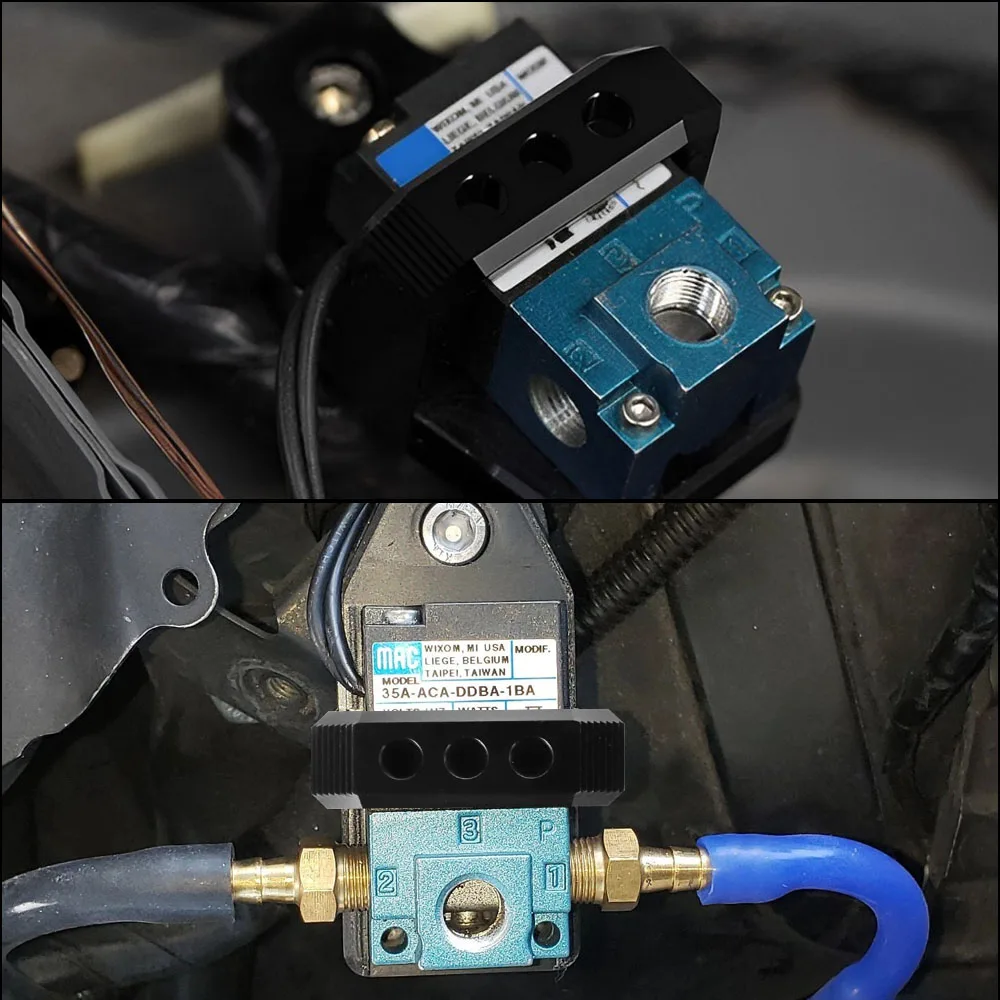 Soporte instalado en motor