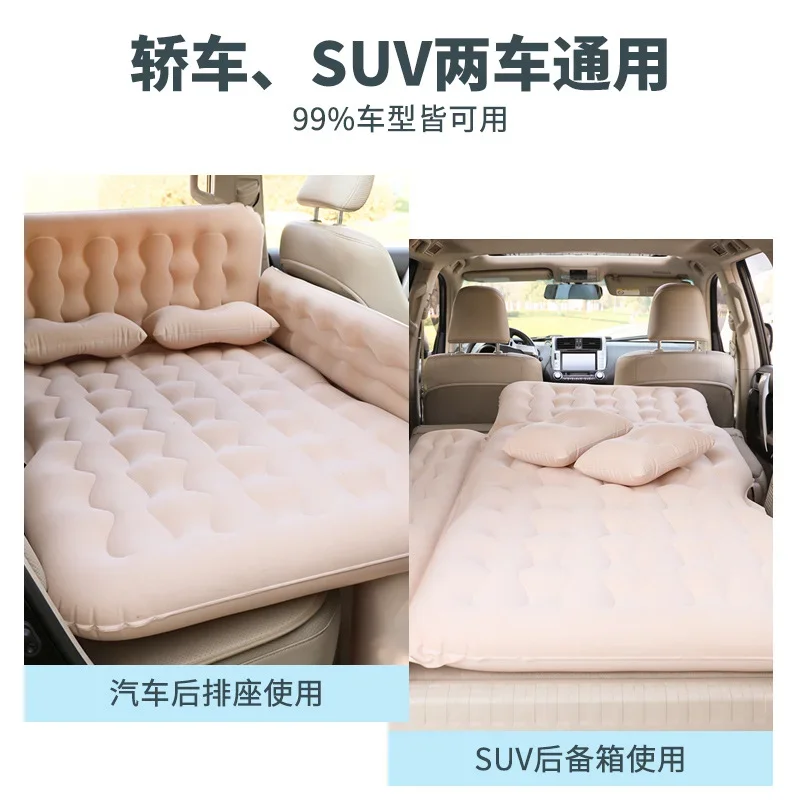 Colchón inflable plegable para dormir en asiento trasero de coche - imagen 4