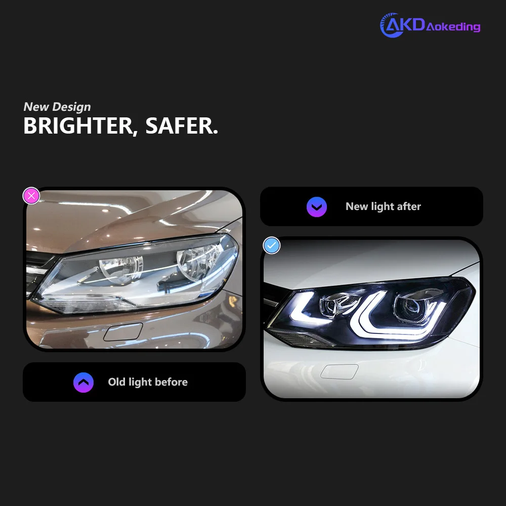 Faro LED completo con proyector para VW Touareg 2011-2015 - imagen 2