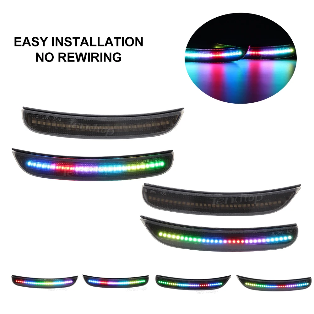 Luces laterales LED dinámicas para Dodge Charger 2015-2023